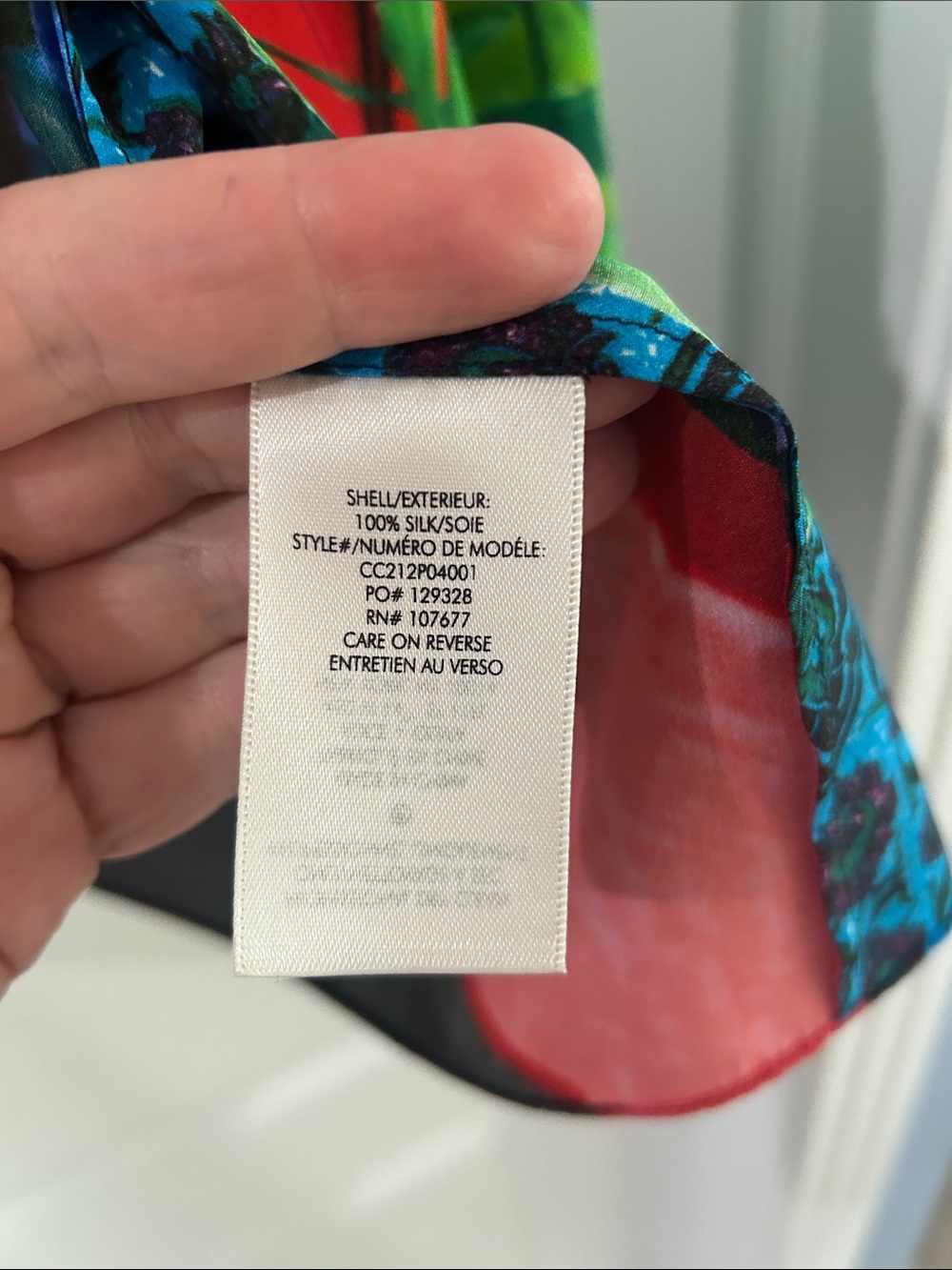 Like new Alice and Olivia Willa silk blouse - Picture 7 of 11